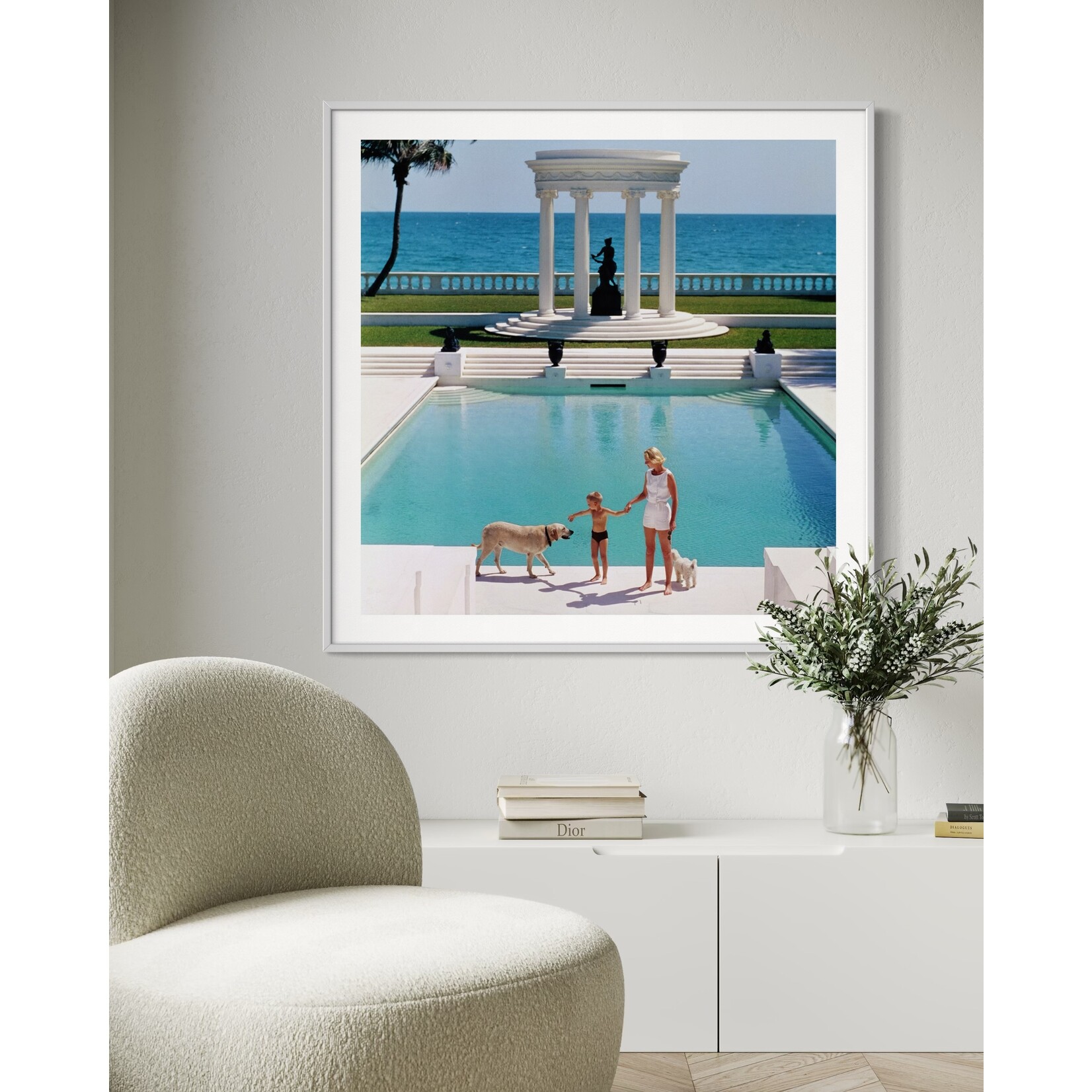 Getty Images Gallery Nice Pool by Slim Aarons