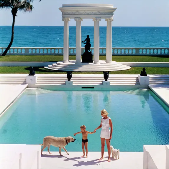 Getty Images Gallery Nice Pool by Slim Aarons