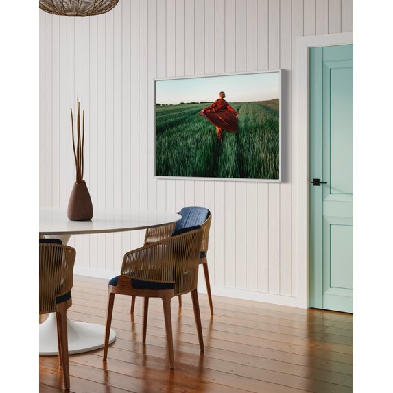 Getty Images Gallery Walking at Sunset – Premium Framed Photography Print by Igor Ustynskyy
