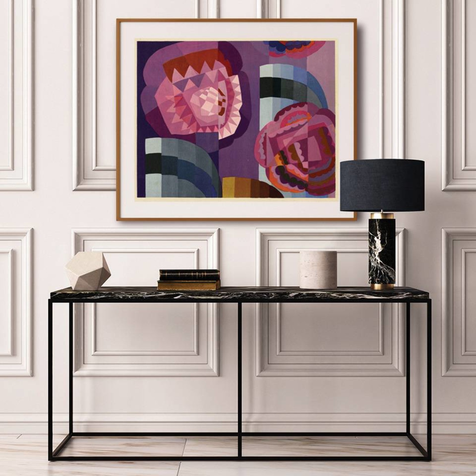 The Picturalist | Fine Art Prints on Paper Geometric Roses by Edouard Benedictus