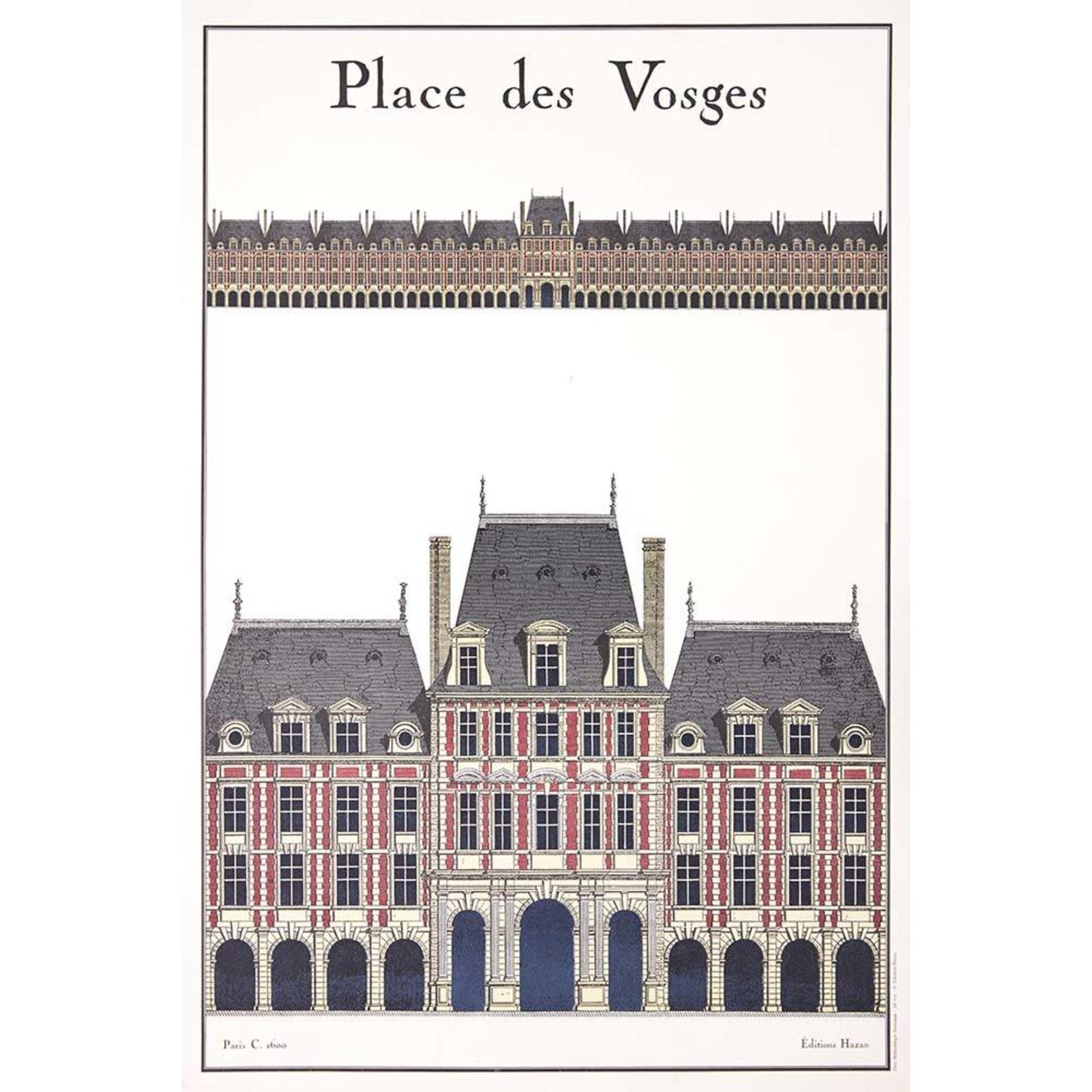 The Picturalist | Fine Art Prints on Paper La Place Des Vosges Architectural Drawing