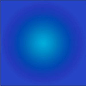 Facemount Acrylic: Cerulean Blue Halo