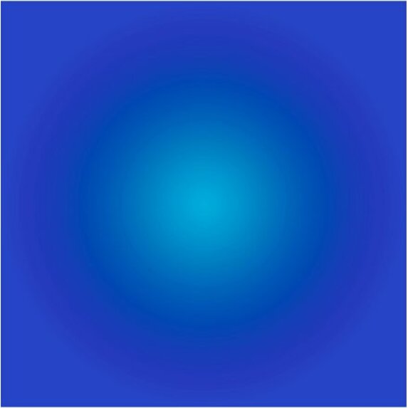 The Picturalist | Facemount Metal Cerulean Blue Halo by Alejandro Franseschini