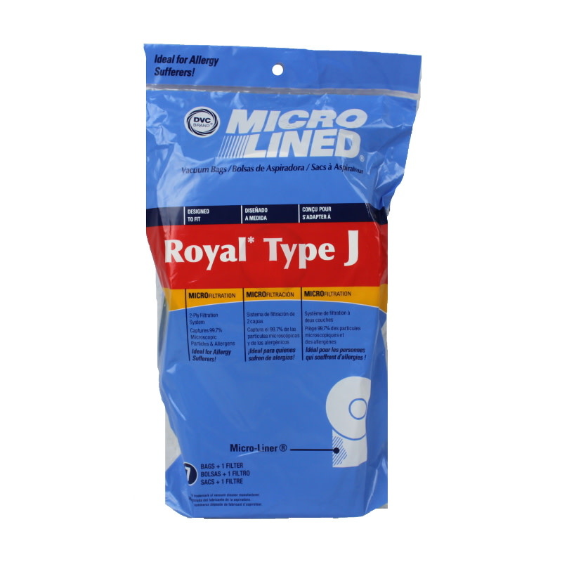 DVC Royal DVC Bags Type J (7 Pack) Vacuums Etc