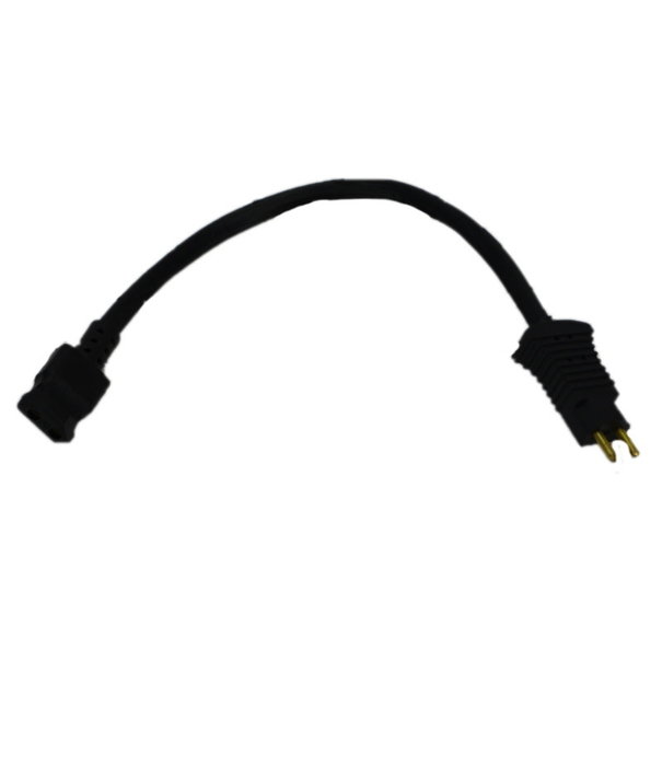 Central Vacuum Pigtail Cord - Black Male/Female 8"