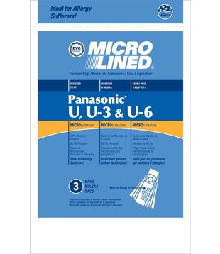 Panasonic DVC Bags U, U3 & U6 3 Pack