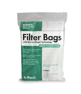 Disposable Bags - Kirby Hepa Filter (6 Pack)