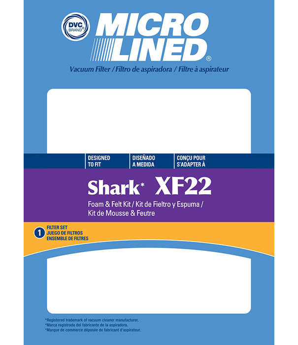 Shark Foam Filter Pack - Shark XF22