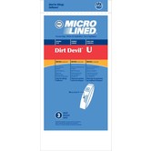 Dirt Devil DVC Bags - Type U (3 Pack)