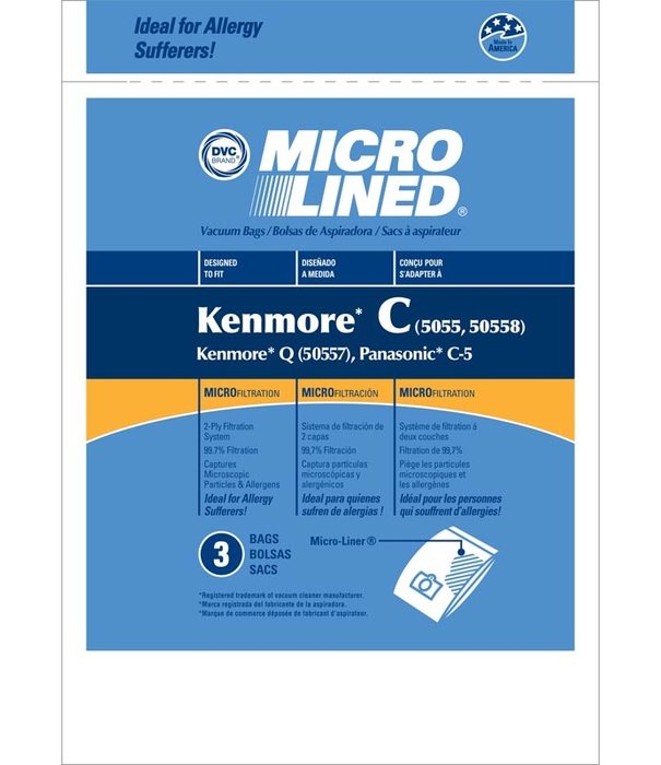 Kenmore Kenmore Bags - DVC 5055 (3Pack)