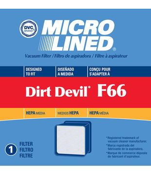 Hepa Filter - DVC Royal/Dirt Devil (F-66)