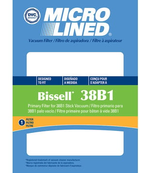 Dirt Cup Filter - Bissell DVC 38B1 Primary Stick Vac