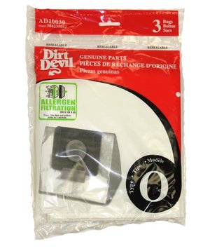 Dirt Devil Bags - Type O (3 Pack) OEM