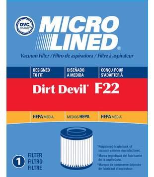 Hepa Filter - Dirt Devil DVC (F22)