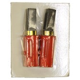 Motor Brush - Lamb 5.7" 3/8" Wide Orange Winged (Set)