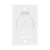 Drainvac Inlet Valve - Central Vacuum (White Round Door)