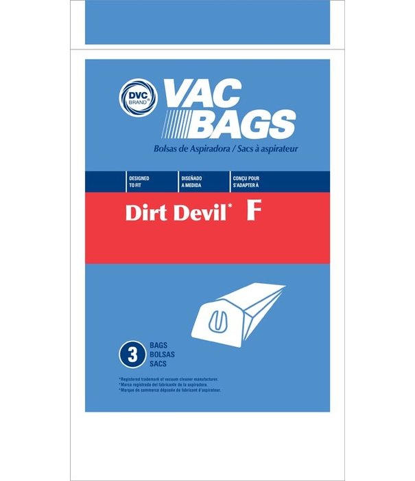 Dirt Devil Dirt Devil DVC Bags - Type F (3 Pack)