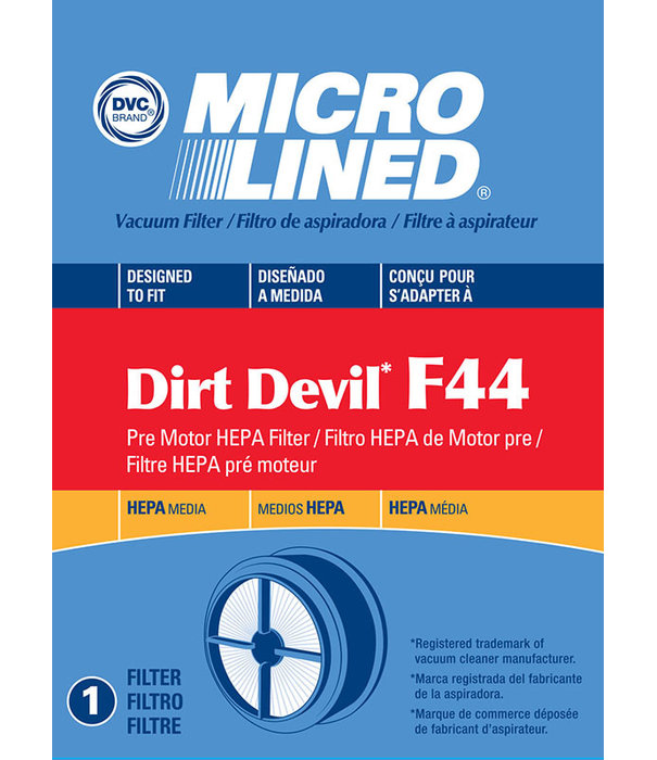 Dirt Devil Royal/Dirt devil Filter- (F44)