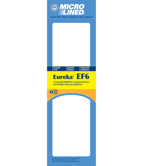 Eureka Hepa Filter - Eureka DVC (EF6)