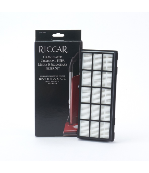 Riccar & Simplicity Granulated Charcoal Hepa & Secondary Filter Set - Riccar R20D,  R20P & R20UP