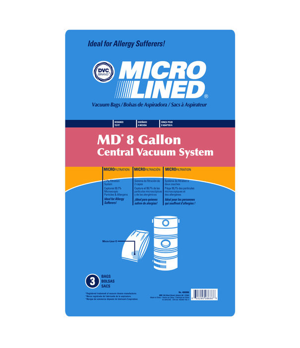 MD DVC - Silent Masters - MD - 8 Gal Elastic Top Microlined 3Pk