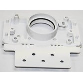 Mounting Plate - Central Vacuum (2" White)