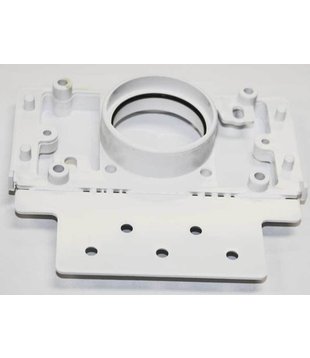 Mounting Plate - Central Vacuum (2" White)