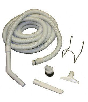 Garage Hose Kit - Central Vacuums (Beige 30')