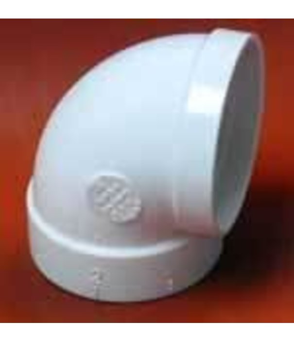 Central Vacuum Special Coupling Elbo - Central Vacuum (90 Short Sweep for 2x3 Construction)
