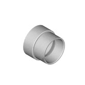 Pipe Adaptor - Central Vacuum (2" X 1 3/4" White)