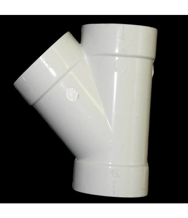 Central Vacuum Y Fitting - Central Vacuum (45 Sweep)
