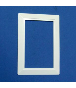 Valve Door Trim Plate - Central Vacuum (Standard White)