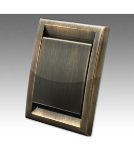 Deco Inlet Valve Door - Central Vacuum (Antique Copper)