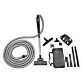 Central Vacuum Hose Kit - Wessel Werk Superior Collection 35' (Gray)