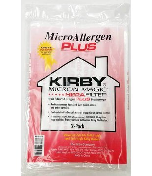 Disposable Bags - Kirby Hepa Plus (2 Pack)