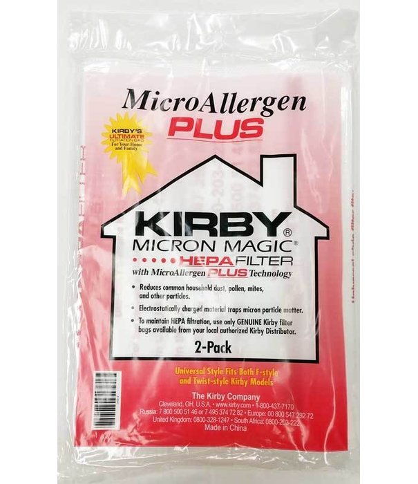 Kirby Disposable Bags - Kirby Hepa Filter (2 Pack)