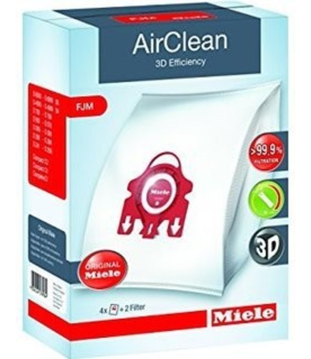 Miele Miele Bags - Type F/J/M 3D AirClean (4 Pack)
