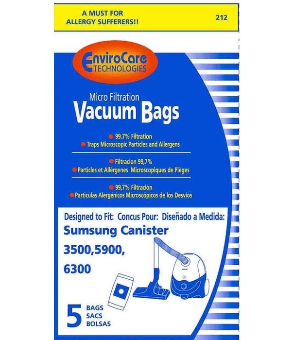 Samsung Samsung EnviroCare Bags - Type 3500, 5900, 6300 (3 Pack)