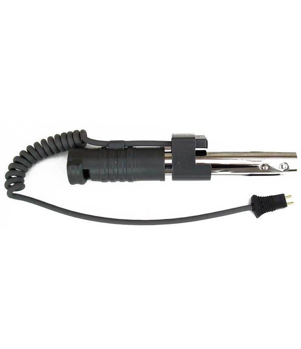 Central Vacuum Lower Extension Wand - Centec (Gray with Curly Cord)