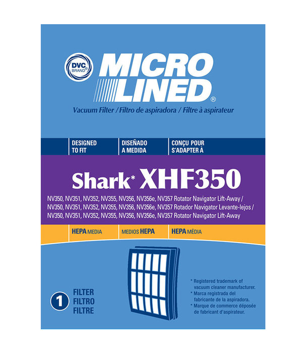 Shark Post Hepa Filter - Shark 350 (XF350)