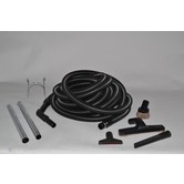 Garage Hose Kit - Central Vacuums (Black 50')
