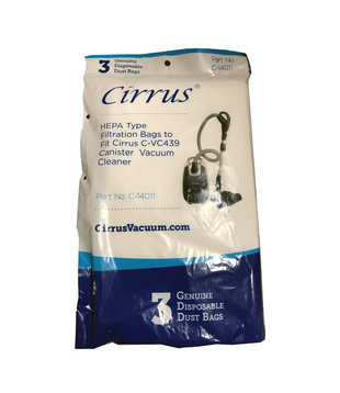 Hepa Bags - Cirrus Canister C-VC439 (3 Pack)