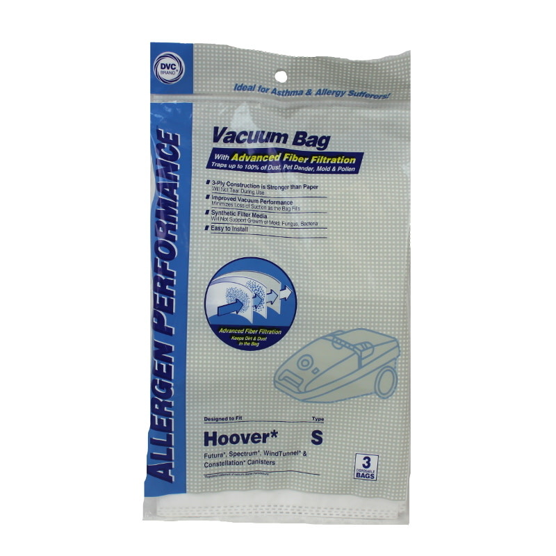 Hoover Paper Bag Hoover DVC Type S Allergen Control 3Pk