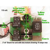 Control Module - Electrolux - Dual Motor 15 Amp 2 Motor 120 Volt Central Vacuum