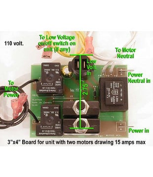 Control Module - Electrolux - Dual Motor 15 Amp 2 Motor 120 Volt Central Vacuum