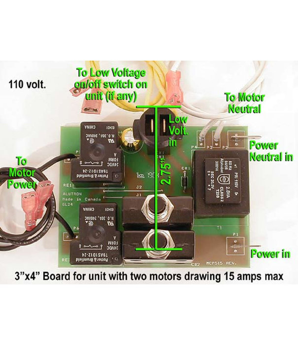 Electrolux Control Module - Electrolux - Dual Motor 15 Amp 2 Motor 120 Volt Central Vacuum