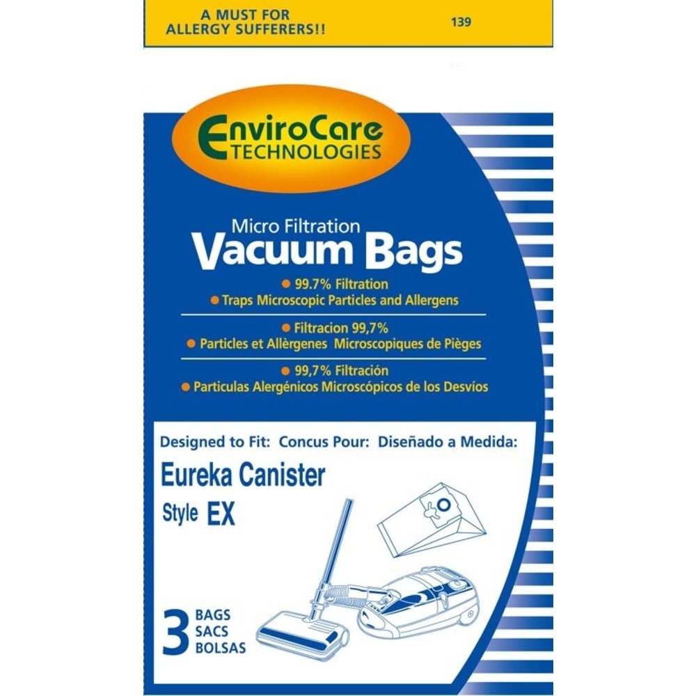 Eureka Eureka EnviroCare Bags Style EX (3 Pack) MyVacuumPlace Vacuums Etc