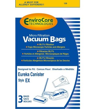 Eureka EnviroCare Bags - Style EX  (3 Pack)