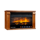 Heater Mini Glow - Heat Surge Wide Screen Oak Multi Color Flame