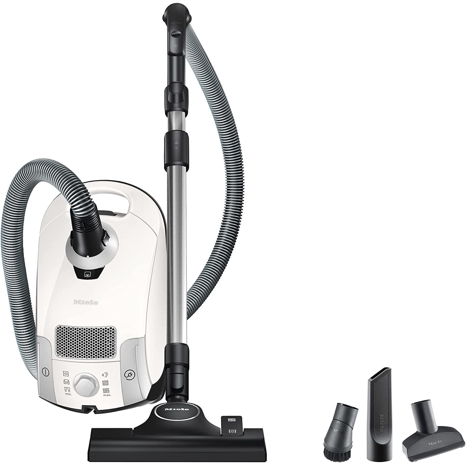 Miele Canister Vacuum - Compact C1 Pure Suction (Lotus White) -  MyVacuumPlace - Vacuums Etc